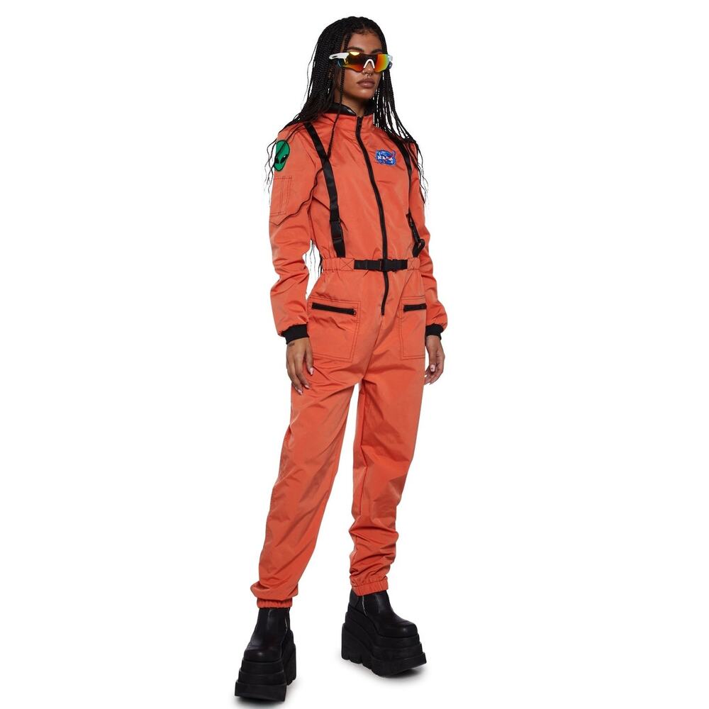 Dolls kill Trickz n' treatz NASA-TY FLIGHT SUIT COSTUME size medium